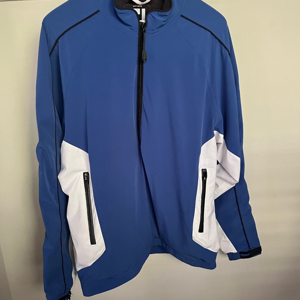 FootJoy Blue and White Windbreaker Jacket and water resistant
